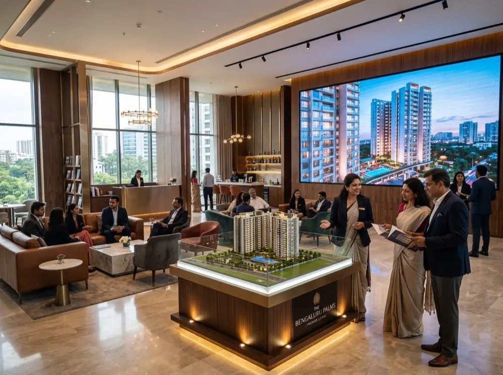 Bangalore Luxury Real Estate Experience Center Lounge